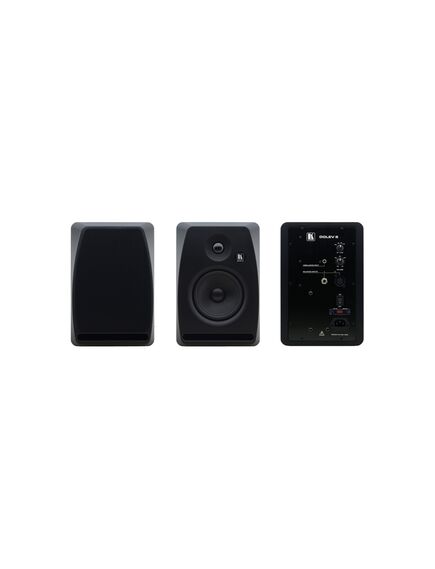 DOLEV 5 5−Inch, Two−Way Bi−Amplified Studio Grade Speaker, Black, Colour: Black