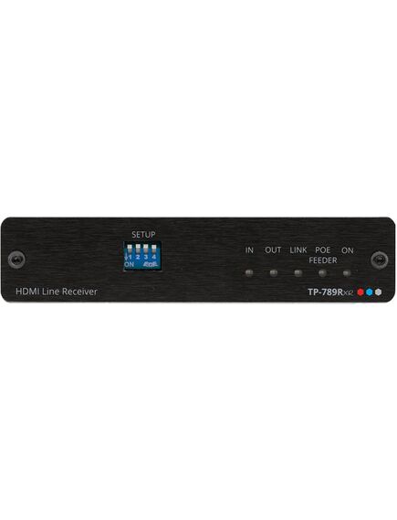 TP-789RXR 4K60 4:2:0 HDMI HDCP 2.2 Compact Bidirectional PoE Receiver with Ethernet, RS-232 & IR over Extended-Reach HDBaseT, 3 image