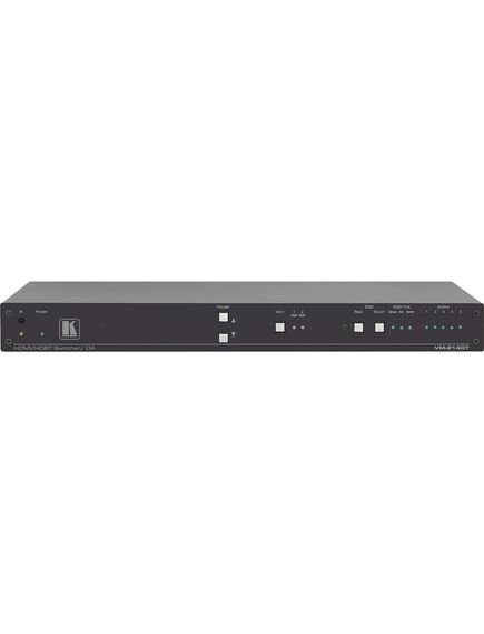 VM-214DT/110V 1:4+1 4K UHD HDMI and HDbaseT to HDBaseT Distribution Amplifier, 110V, Version: 110V, 2 image