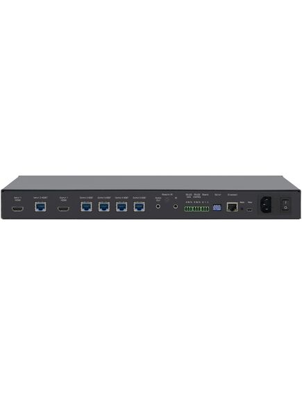 VM-214DT/110V 1:4+1 4K UHD HDMI and HDbaseT to HDBaseT Distribution Amplifier, 110V, Version: 110V, 3 image