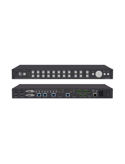 VP-778/110V 8-Input  4K30 UHD ProScale™ Presentation Matrix Switcher/Dual Scaler with Seamless Video Cuts, 110V, Version: 110V