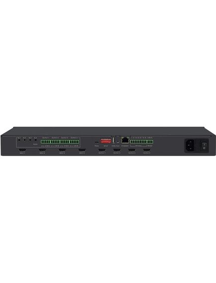 VS-44UHDA 4x4 4K60 4:2:0 HDMI Matrix Switcher with Audio Embedding/De–embedding, 3 image