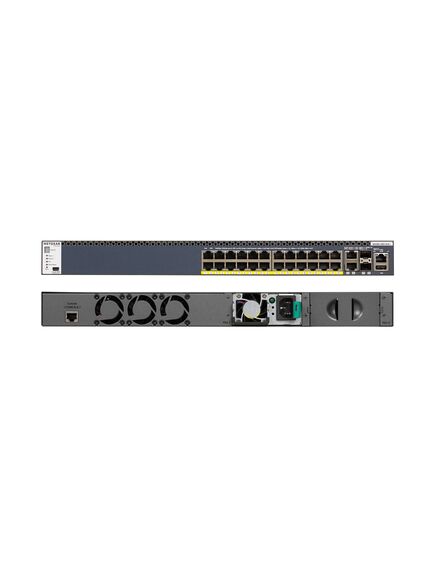 M4300-28G-PoE+(550W-PSU)/US/EMEA Managed Switch, 31 Port, 550W, EU, Version: US/EMEA Version