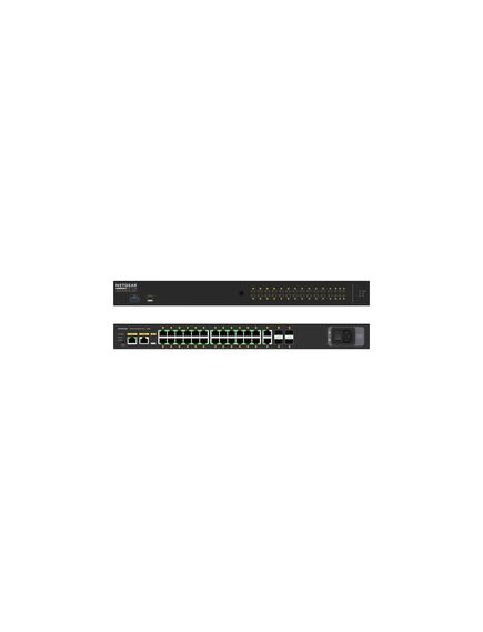 M4250-26G4XF-PoE+/EMEA Managed Switch, 64 Port, 480W, Version: EMEA Version