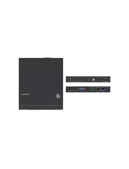 VP-428H2 4K60 4:4:4 HDCP 2.2 DisplayPort, HDMI & VGA Auto Switcher/Scaler and PoE Provider over HDBaseT