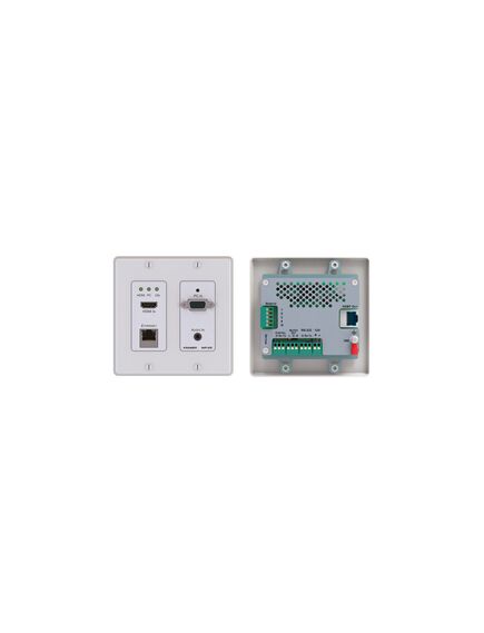 WP-20/US(W) HDMI & VGA Wall-Plate Auto Switcher, 2 (included), 6 (Optional)A, White, Colour: White, Version: US