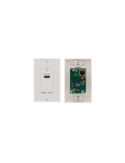 WP-572/US(W) Wall Plate Receiver, 1xHDMI, 8 x 8 x 2.9cm, US, White, Colour: White, Version: US